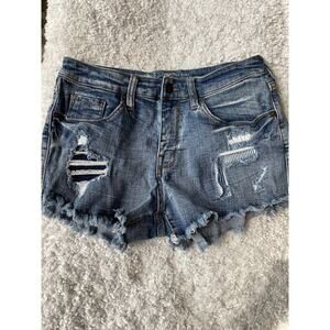 Mossino Denim High Rise Sz. 4/27 Design Jean Shorts. Great Pair